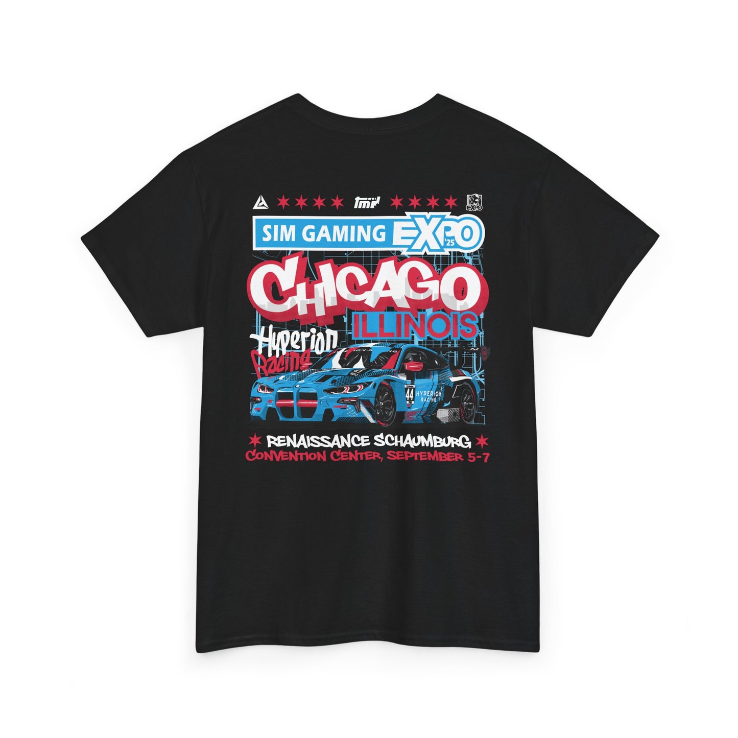 Hyperion Racing x Sim Gaming Expo 2025 Black Tee