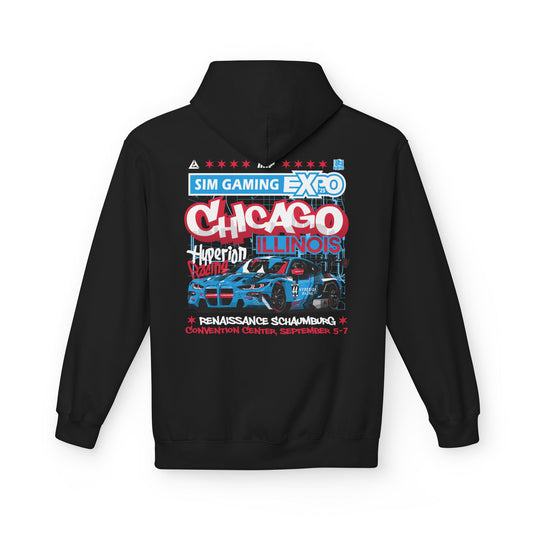 Hyperion Racing x Sim Gaming Expo 2025 Black Hoodie
